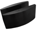 GUIA A PISO PARA SISTEMA COLGANTE NEGRO ACERO INOXIDABLE 304