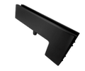 HERRAJE TIPO L PARA ANTEPECHO NEGRO ACERO INOXIDABLE 304