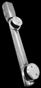 BISAGRA ALEMAN SUPERIOR SATIN ACERO INOXIDABLE 304