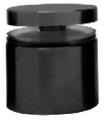 HERRAJE DE SUJECION SOLIDO 30*30MM NEGRO ACERO INOXIDABLE 304