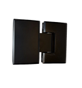 BISAGRA VIDRIO A VIDRIO DE 180° NEGRO ACERO INOXIDABLE 304